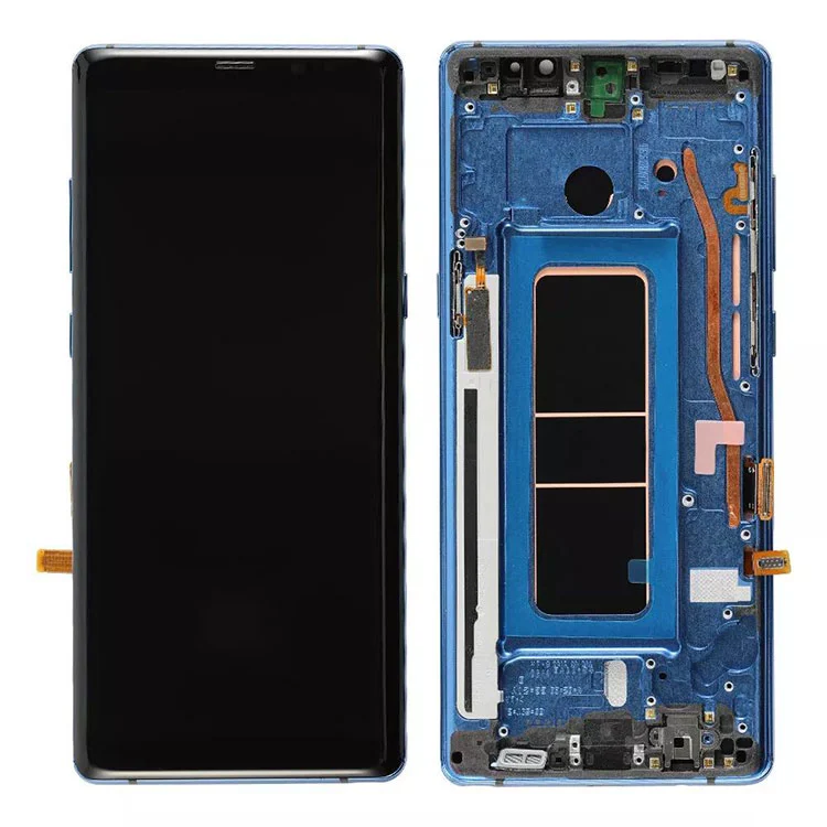 ສໍາລັບ Samsung Galaxy Note 8 LCD OLED ຈໍສະຫນັບສະຫນູນຈໍສະແດງຜົນງານຈໍສະແດງ OLED ທີ່ມີກອບ
