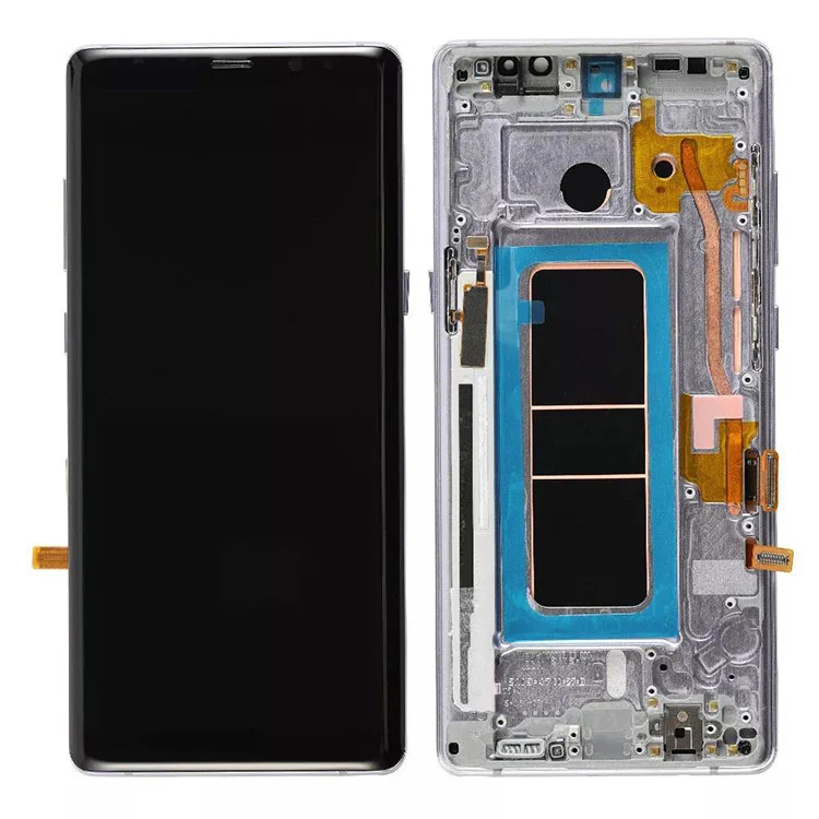 ສໍາລັບ Samsung Galaxy Note 8 LCD OLED ຈໍສະຫນັບສະຫນູນຈໍສະແດງຜົນງານຈໍສະແດງ OLED ທີ່ມີກອບ
