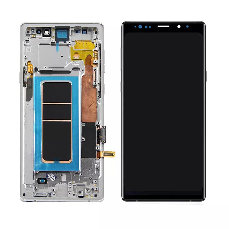 ສໍາລັບ Samsung Galaxy Note 9 LCD OLED ຈໍສະຫນັບສະຫນູນຈໍສະແດງຜົນງານໃນຫນ້າຈໍສໍາລັບກອບທີ່ມີກອບ