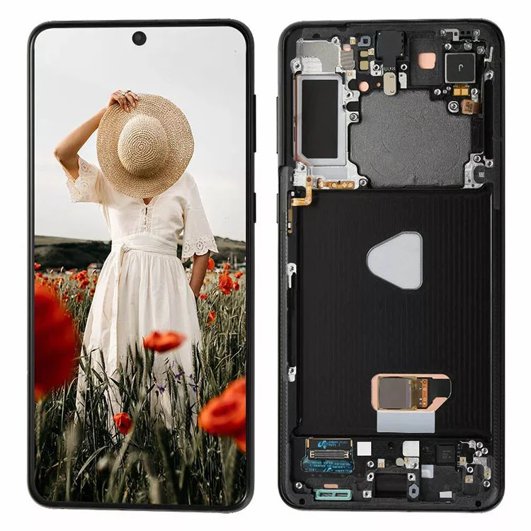 ສໍາລັບ Samsung Galaxy S21 Plus LCD Touch Touch Showment Resch Substemment Support
